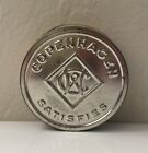 Vintage    copenhagen Satisfies    Snuff Empty Container W  Metal Lid