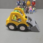 Playmobil Figures Lot 10 People Construction Space Medical Loader 2011 Geobra