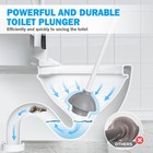 Toilet Plunger And Brush Set  Bowl Brush And Heavy Duty Toilet Plunger With V   