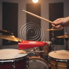 Drumset Cowbell Easy To Mount Mounted Drum Cowbell Clear Round Tone For Concert