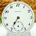 Antique Pocket Watch Movement Hamilton 17 Jewel Grade 974 16 Size Open Face 1920