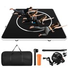 Inflatable Wrestling Mat For Home 10x10ft Martial Art Mat For Water Yoga mma