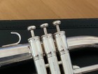 Vintage 1980s Silver Plated King 650 Flugelhorn With Case   More