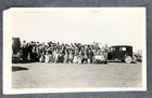 Vintage Photo Snapshot 1930 Sporting Event Spectators Vintage Autos   Pob