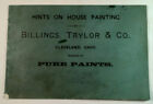 Victorian Era  hints On House Painting  Paint Sample Brochure 11 Color Plates