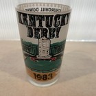 1983 Kentucky Derby Official Mint Julep Glass Horse Racing Churchill Downs Vtg