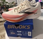 Brooks Ghost Amp Men   s 9 5 D White Red
