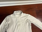 Equine Couture Cara Long-sleeve Show Shirt  White  Girls Size Large