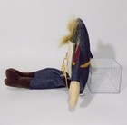 Woof And Poof Denim Cowboy Plush Western Shelf Sitter Retired