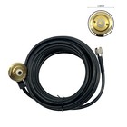 Nmo Mount Antenna Base With Rg58 5m Cable Mini Uhf Plug For Vehicle Mobile Radio