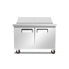 Oliver 48    Commercial Salad Mega Top Prep Refrigerator Cooler Table Sp18m