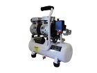 New 1 2hp  2 4 Gallon  Medical Noiseless   Oil Free Dental Air Compressor 110v