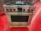 36    Wolf Dual Fuel Range M Series Df36450gsp  new Showroom Model 