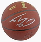 Lakers Shaquille O neal Signed Wilson Trophy Series Basketball Bas Witnessed