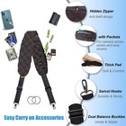 Lonpai Ultra Comfortable Rapid Camera Neck Strap With Accessories 53   Black 