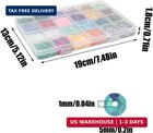 21600 Pcs Bulk Loose Sequins 5mm  24 Colors Embroidery Sequins Cup  Style1