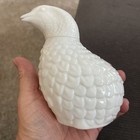 Vintage Milk Glass Avon The Partridge Somewhere Cologne