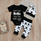 Newborn Infant Baby Girl Boy Clothes Romper Tops Jumpsuit Pants Hat Outfits Set