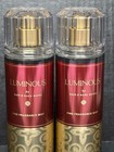 Qty 2 Bath   Body Works Luminous  Fragrance Body Mist 8 Oz  Ships Today  