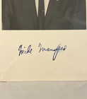 Mike Mansfield Signed Photo Senate Majority Leader Autograph Vintage