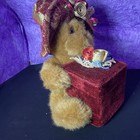 Dan Dee Bear Plush Teddy With Decorative Hat   Red Box  Small 6 5in