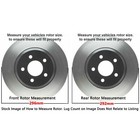 Front And Rear Disc Brake Rotors Set For 2014 2015 2016 2017 Nissan Rogue Select