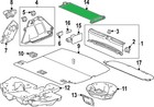 2022-2026 Honda Civic Rear Cargo Luggage Tonneau Cover 84400-t43-j01za