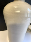 Simon Pearce Art Pottery Lamp Ivory Crackle Glaze Belmont Electric