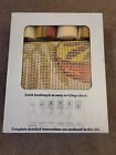 Malina Hook A Rug Latch Hook Kit 25 29 New Mushrooms Vtg New