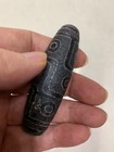 Pure Tibetan Natural Old Agate Dzi  9eyed  Bead    