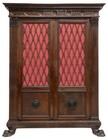 Bookcase  Cabinet  Italian Renaissance Revival Carved Walnut  19th C   1800s  
