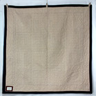 2003 Vtg  Handmade Log Cabin Wall Quilt 51 5   x 51 5    Star Hanging Tabs Heritage