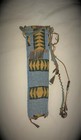 Native American Plains  sioux  Knife And Beaded Sheath     circa 1870s 80s