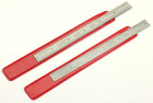 Pair Starrett Rules C303r C305r Tempered 6  Machinist Pair Flexible W sleeves 2p