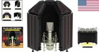 Compact Recording Microphone Isolation Shield - High-density Foam For Clarity