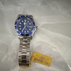Invicta Pro Diver Men   s Quartz Diver Watch Blue Dial bezel Ss Bracelet Box