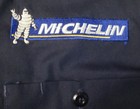 New Vtg Dickies Michelin Bicycle Mechanic   s Button-front Work Shirt Xl Or Large