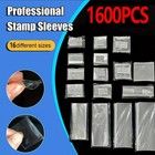 Philatelic Opp Stamp Bags 16 Types  100 Pcs-1600 Pcs    Display  All Stamp Sizes