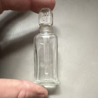 Vintage Glass Miniature Perfume Bottle With Stopper