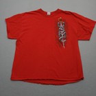 Vintage Usmc Shirt Mens Xxl 2xl Red United States Marine Corps Usa Military Tee