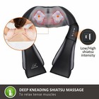 Snailax Shiatsu Neck Massager With Heat  Shoulder Massager Pillow For Neck Back