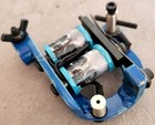 Handmade Slate   Blue Distressed Dial Shader Tattoo Machine Skull Turquoise Coil