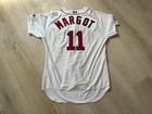 Manuel Margot Game Used Worn Portland Sea Dogs Home White Jersey