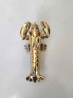 Lobster   Crab   Prawn Claw Door Knocker     8  Inch Solid Brass Heavy Cast Banger