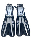 Mares Volo Open Heel Adjustable Power Fins Black And Silver X-large