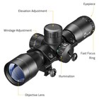 4x32 Compact Archery Bow Crossbow Scope Illuminated Upgraded Rangefinde Reticle