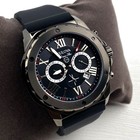 Bulova Marine Star 98b259 Quartz Black Dial Black Rubber Strap Men s Watch