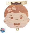 Pambo Baby Tooth Box Keepsake For Girls wooden Tooth Storage And Saver Box Fo
