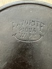 Vintage Rare Favorite Piqua Ware  8 A Cast Iron Skillet Frying Pan Usa Lays Flat