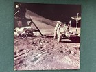 1971 Nasa Apollo 15 Astronaut James Irwin Lunar Module Rover On Moon Photograph